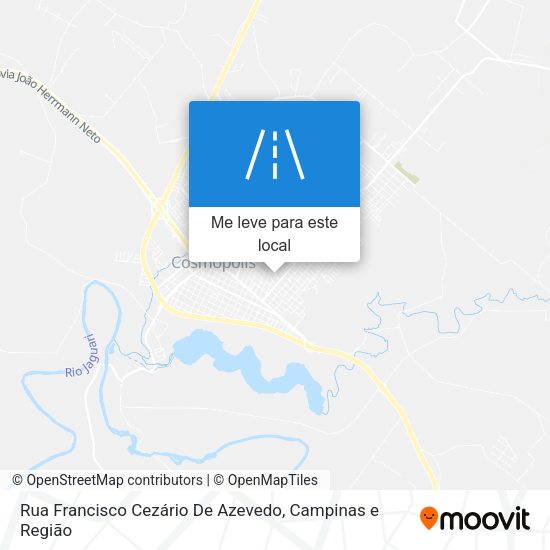 Rua Francisco Cezário De Azevedo mapa