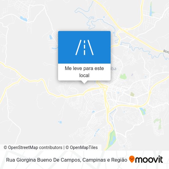 Rua Giorgina Bueno De Campos mapa