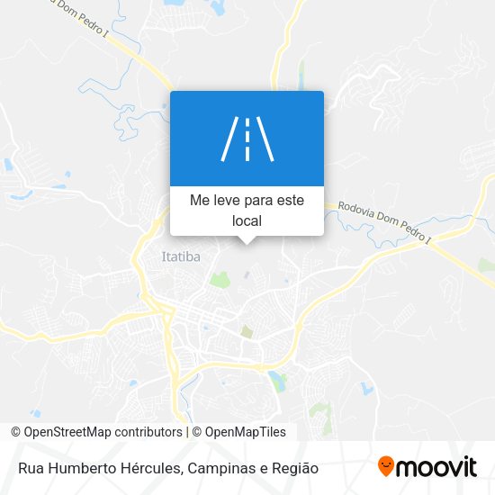Rua Humberto Hércules mapa