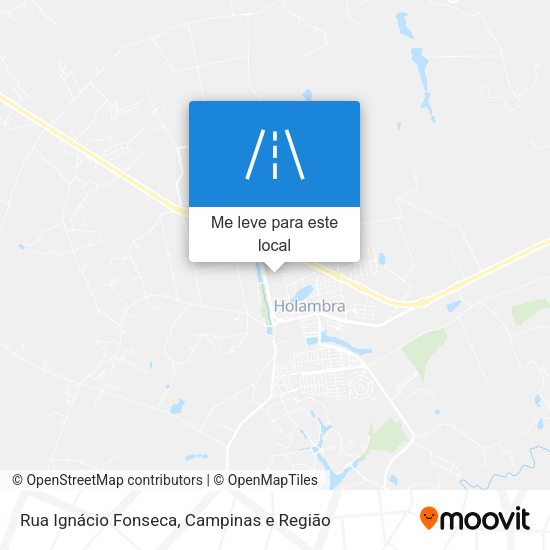 Rua Ignácio Fonseca mapa