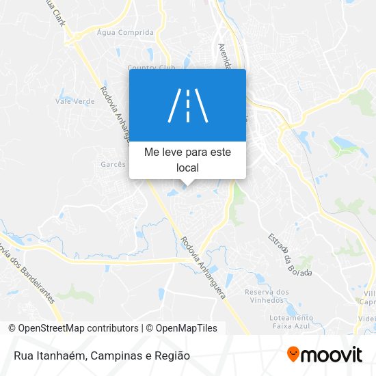 Rua Itanhaém mapa