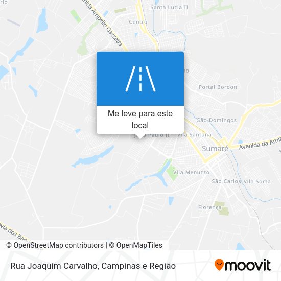 Rua Joaquim Carvalho mapa
