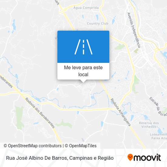 Rua José Albino De Barros mapa