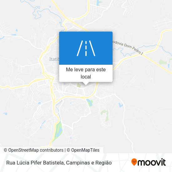 Rua Lúcia Pifer Batistela mapa