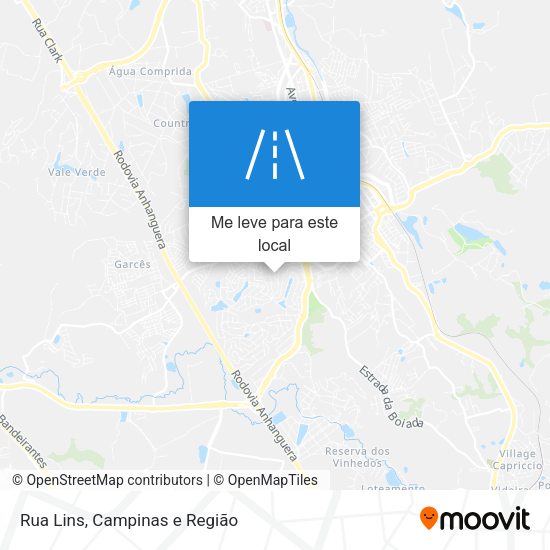 Rua Lins mapa