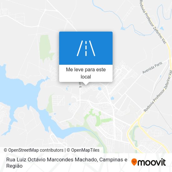 Rua Luiz Octávio Marcondes Machado mapa