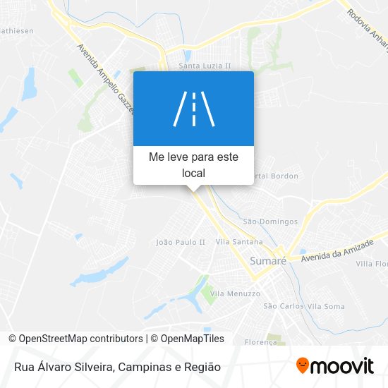 Rua Álvaro Silveira mapa