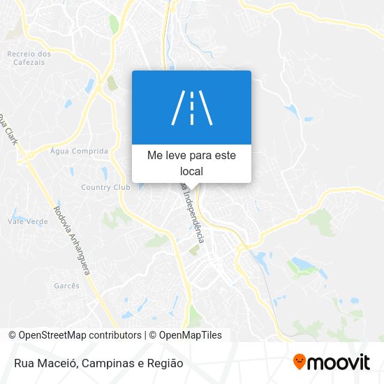 Rua Maceió mapa