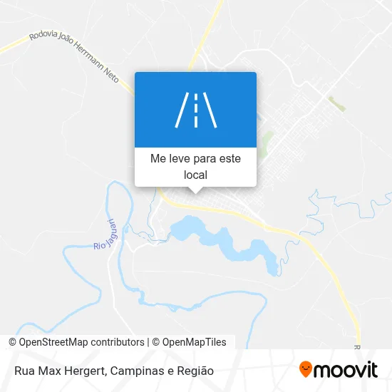 Rua Max Hergert mapa