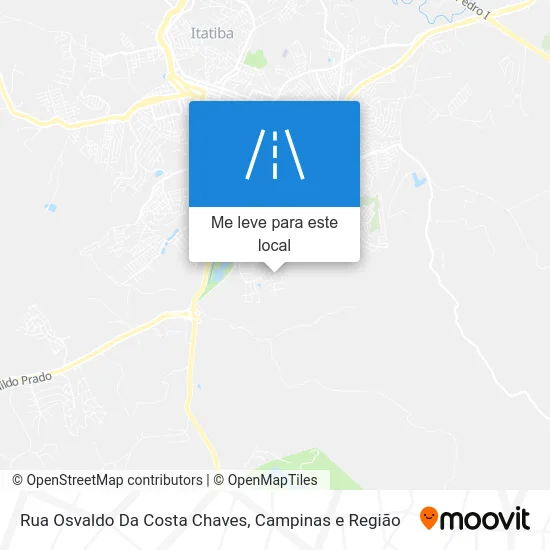 Rua Osvaldo Da Costa Chaves mapa