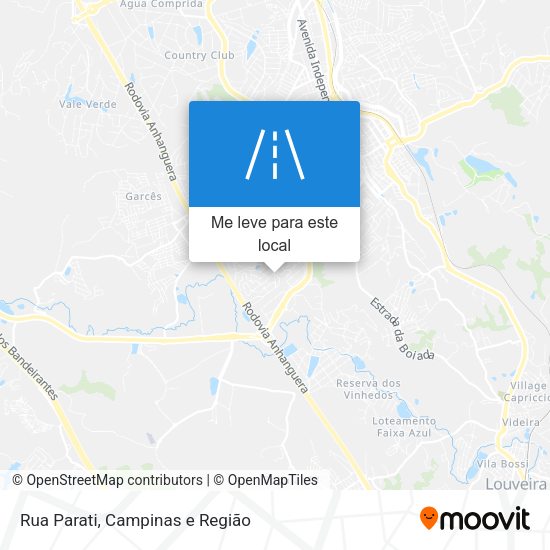 Rua Parati mapa