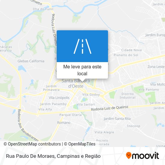 Rua Paulo De Moraes mapa