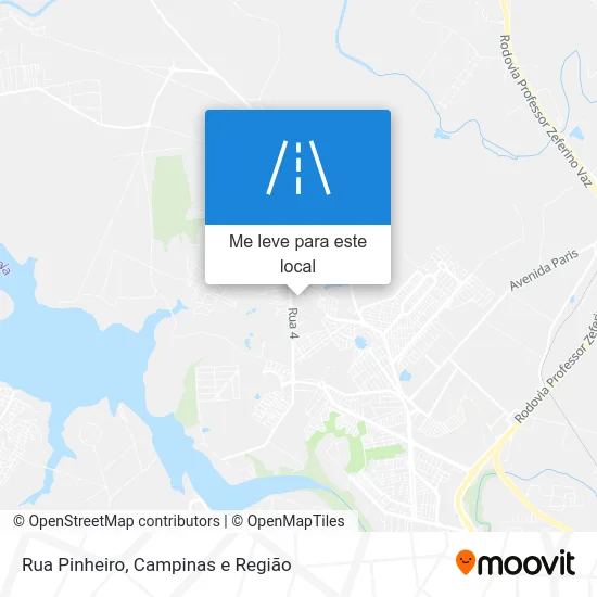 Rua Pinheiro mapa