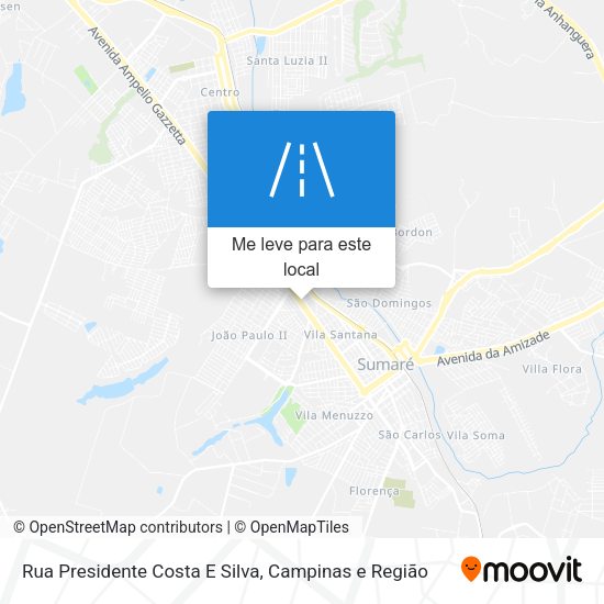 Rua Presidente Costa E Silva mapa