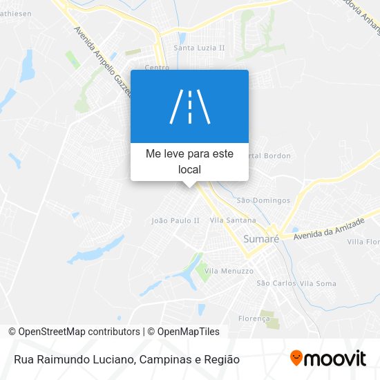 Rua Raimundo Luciano mapa