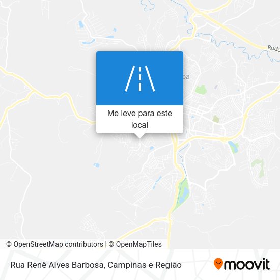 Rua Renê Alves Barbosa mapa
