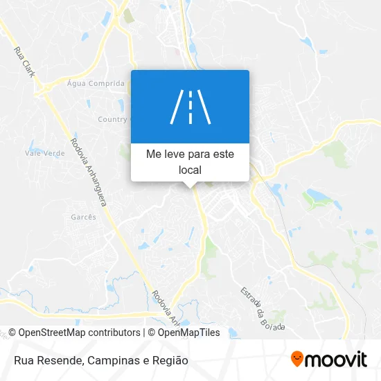 Rua Resende mapa