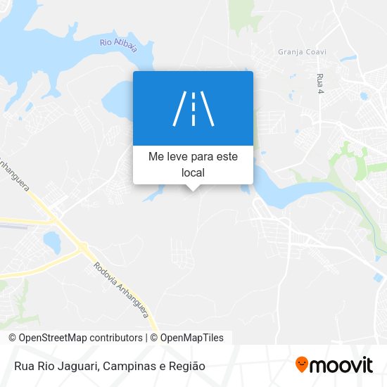 Rua Rio Jaguari mapa