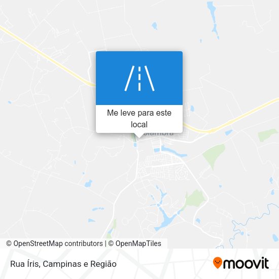 Rua Íris mapa