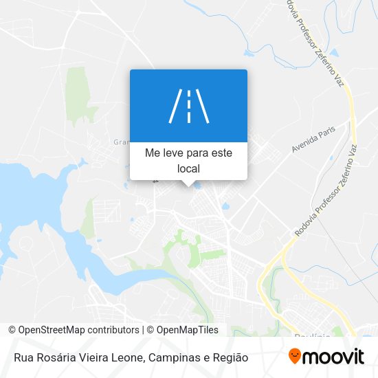 Rua Rosária Vieira Leone mapa