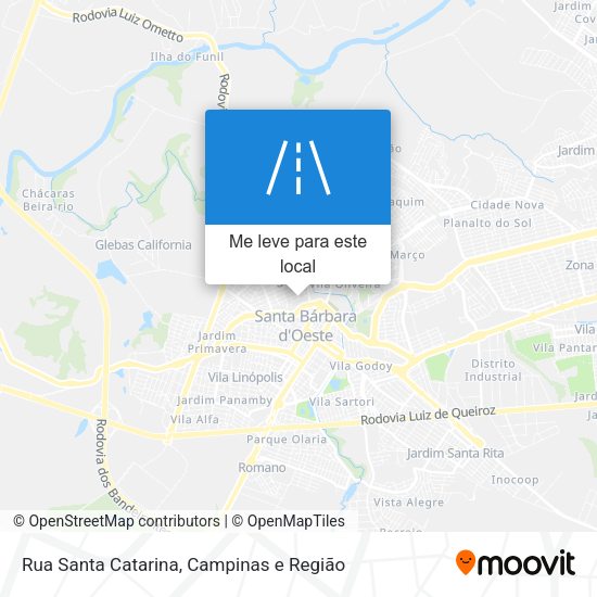 Rua Santa Catarina mapa