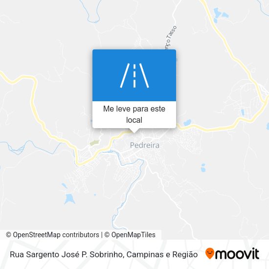 Rua Sargento José P. Sobrinho mapa