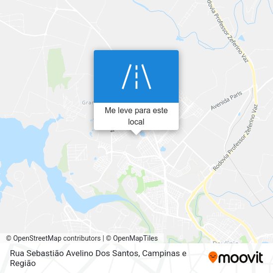 Rua Sebastião Avelino Dos Santos mapa