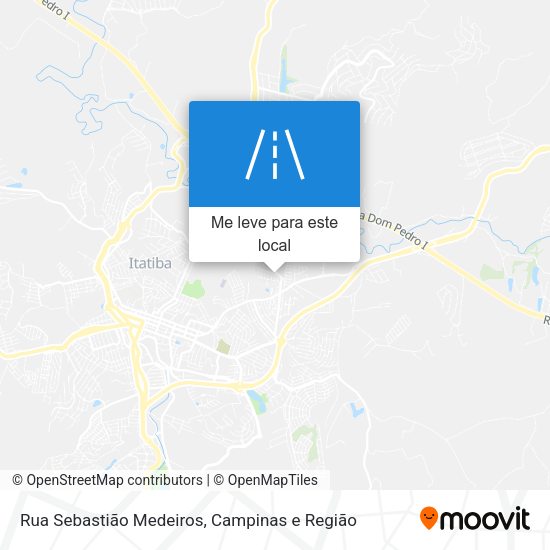 Rua Sebastião Medeiros mapa