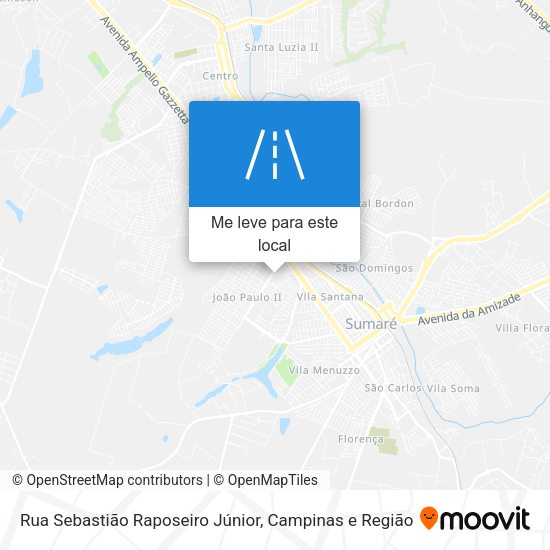 Rua Sebastião Raposeiro Júnior mapa