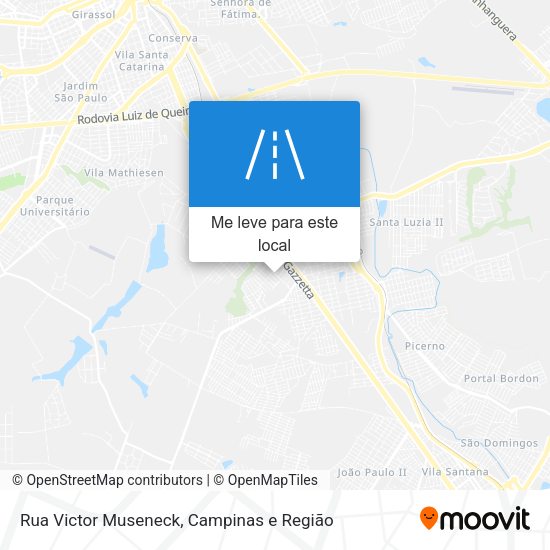 Rua Victor Museneck mapa