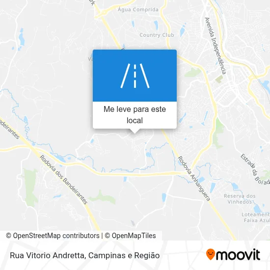 Rua Vitorio Andretta mapa