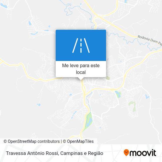 Travessa Antônio Rossi mapa