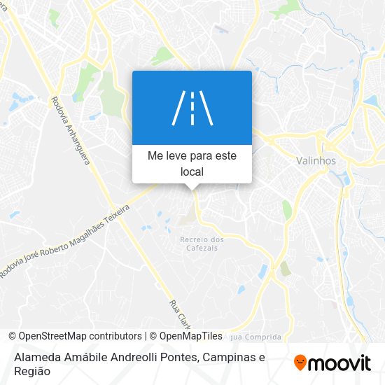 Alameda Amábile Andreolli Pontes mapa