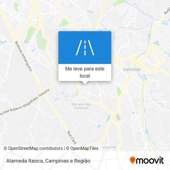 Alameda Itaoca mapa