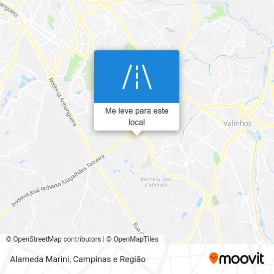 Alameda Marini mapa