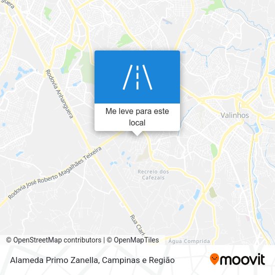 Alameda Primo Zanella mapa