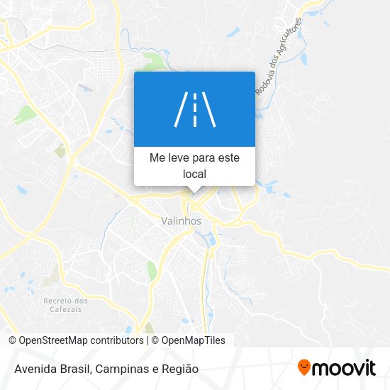 Avenida Brasil mapa