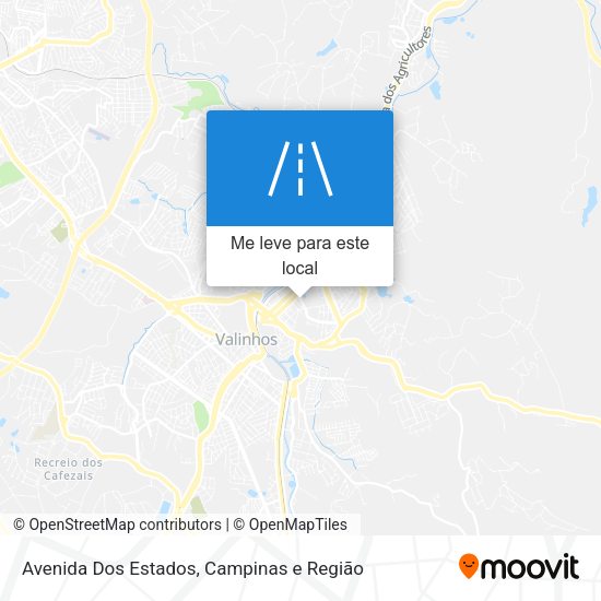 Avenida Dos Estados mapa