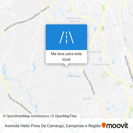 Avenida Helio Pires De Camargo mapa