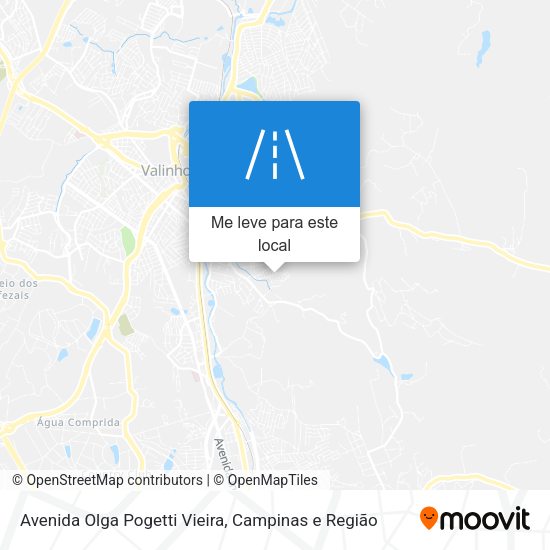 Avenida Olga Pogetti Vieira mapa