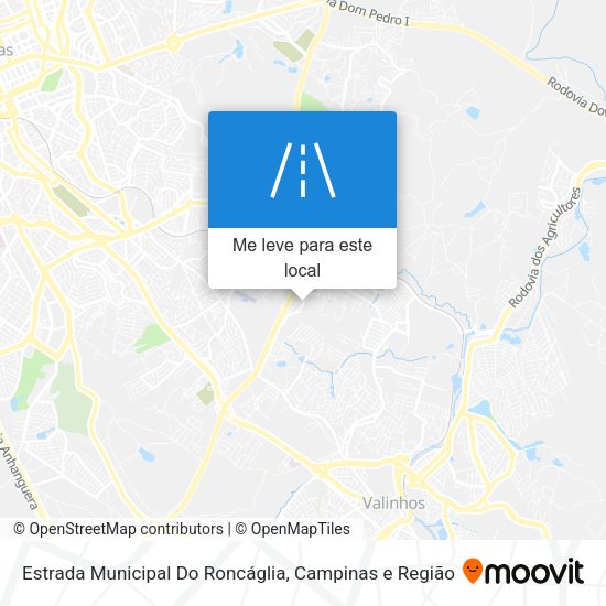 Estrada Municipal Do Roncáglia mapa