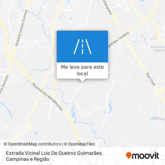 Estrada Vicinal Luiz De Queiroz Guimarães mapa
