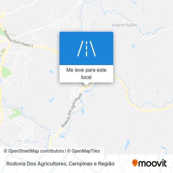 Rodovia Dos Agricultores mapa