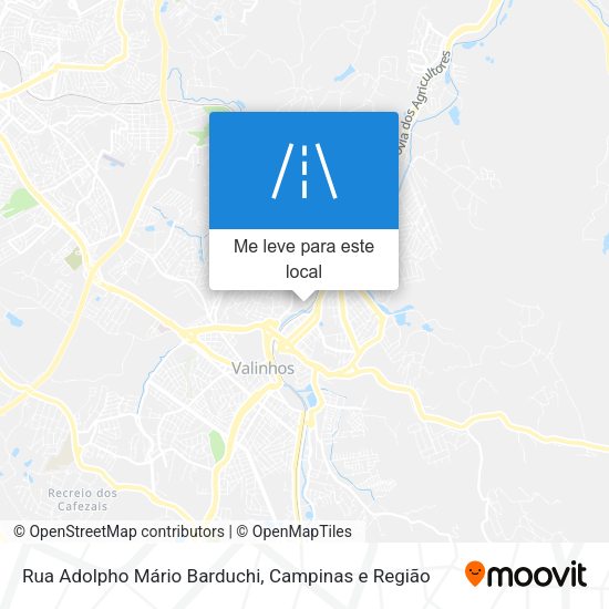 Rua Adolpho Mário Barduchi mapa