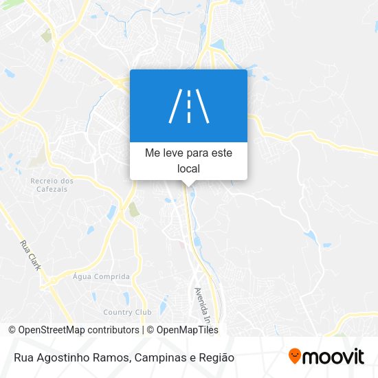 Rua Agostinho Ramos mapa