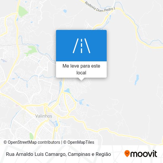 Rua Arnaldo Luís Camargo mapa