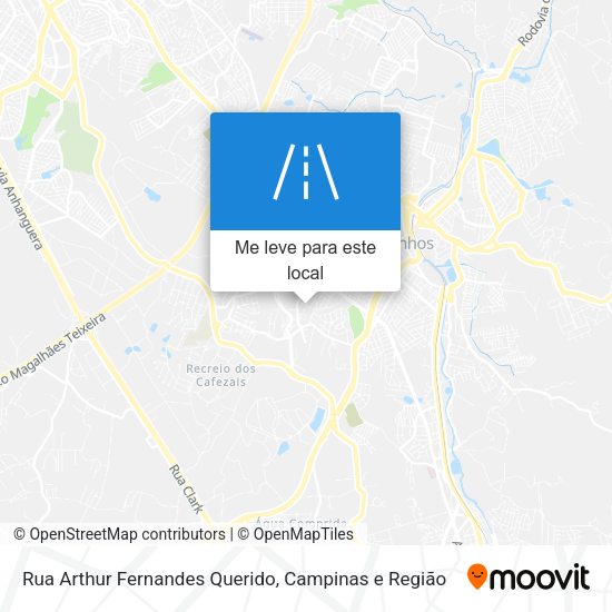 Rua Arthur Fernandes Querido mapa