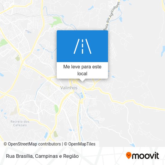 Rua Brasília mapa