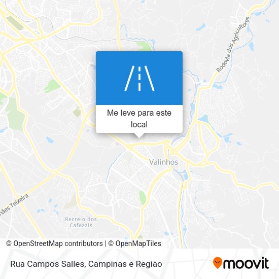 Rua Campos Salles mapa