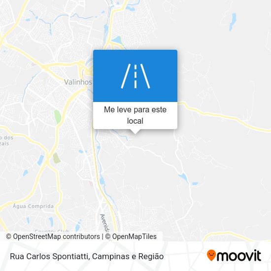 Rua Carlos Spontiatti mapa
